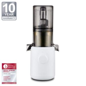 Hurom H310A Slow Juicer (FEHÉR) + Juice Biblia